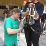 Sammler und Jäger in der Steinzeit